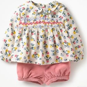 Baby Boden Smock woven play set